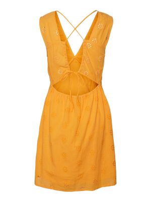 Mini suknele Vero Moda oranžinė