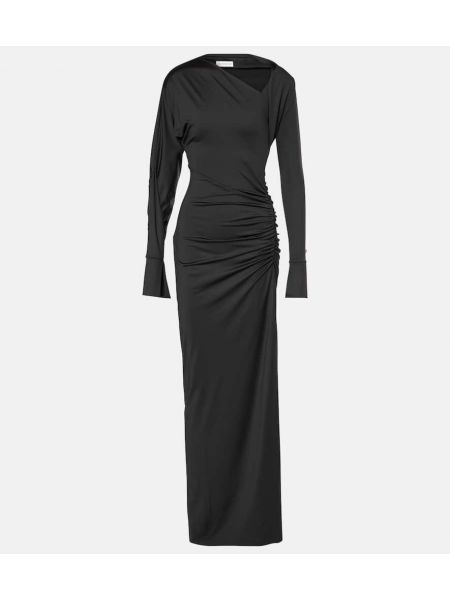 Asymmetrisk maxi kjole Victoria Beckham svart