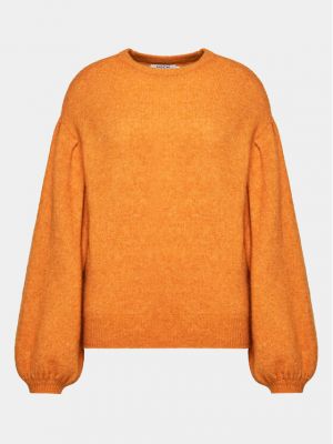 Relaxed пуловер Moss Copenhagen оранжево