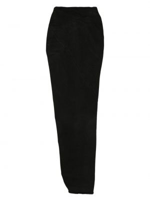 Asymetrické džínová sukně Rick Owens Drkshdw černé