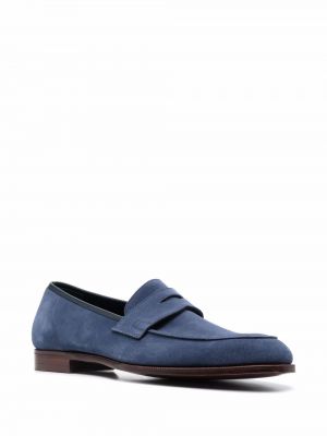 Seemisnahksed loafer-kingad Crockett & Jones sinine