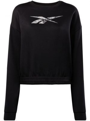 Sweatshirt aus baumwoll Reebok schwarz
