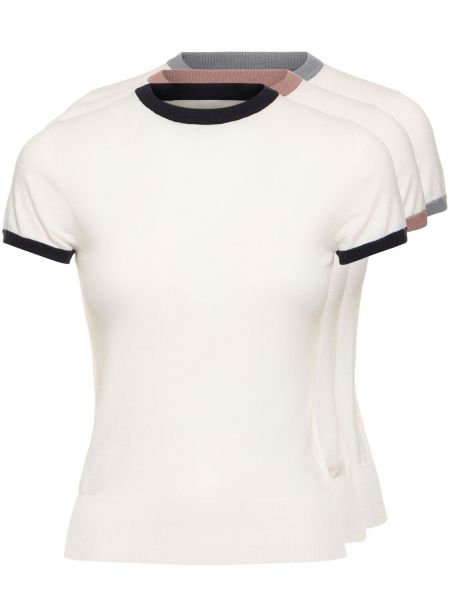 Bavlnená kašmírová košeľa Extreme Cashmere biela