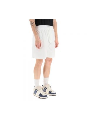 Pantalones cortos de algodón Valentino blanco