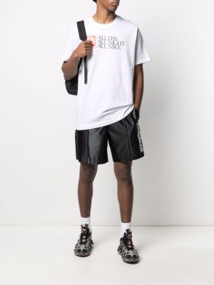 Camiseta con estampado con estampado con estampado Nike blanco