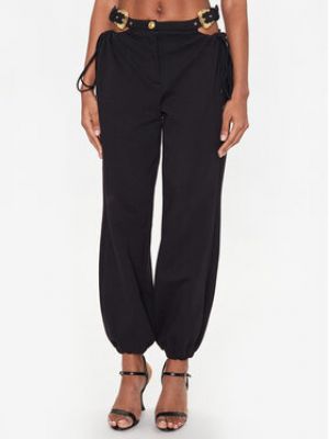 Versace Jeans Couture Teplákové kalhoty 74HAA325  Relaxed Fit - Černá