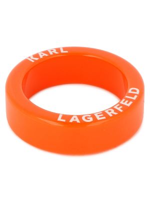 Bransoletka Karl Lagerfeld pomarańczowa