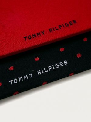 Skarpety Tommy Hilfiger czerwone