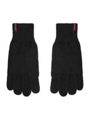 Черные перчатки Guess