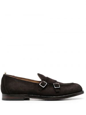 Ruskind loafers med spenne Officine Creative brun