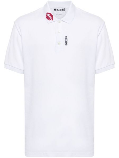 Poloshirt Moschino hvid