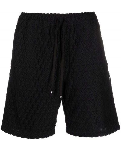 Pantalones cortos deportivos con cordones Amiri negro