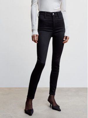 Jeansy skinny Mango - сzarny