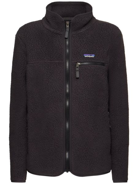 Retro fleece jakke Patagonia svart