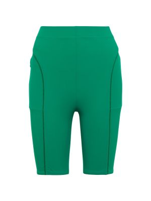 Pantaloni scurți cu talie înaltă Jacquemus verde