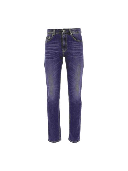 Pantalon slim Versace Jeans Couture bleu