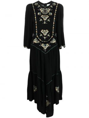 Robe mi-longue Isabel Marant noir