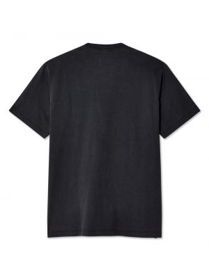 Kokvilnas t-krekls Doublet melns