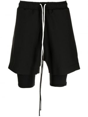 Pantalones cortos deportivos con cordones Alchemy negro