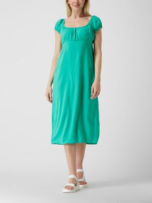 Sukienka midi z wiskozy Only zielona