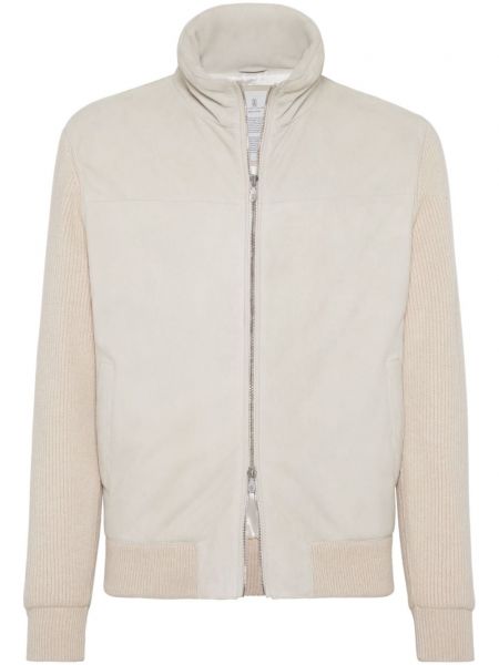 Lange jacke Brunello Cucinelli beige