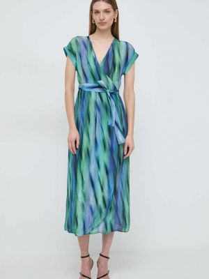 Midi haljina Armani Exchange plava