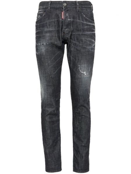 Jean 7/8 slim Dsquared2 noir