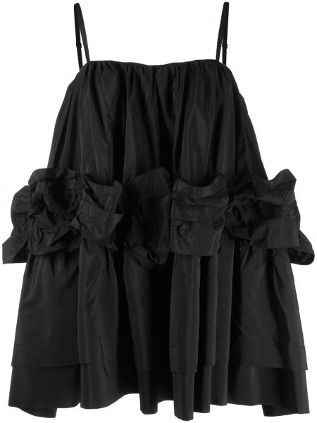 Ruffle topp Simone Rocha svart