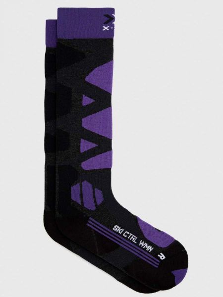 Fioletowe skarpety X-socks