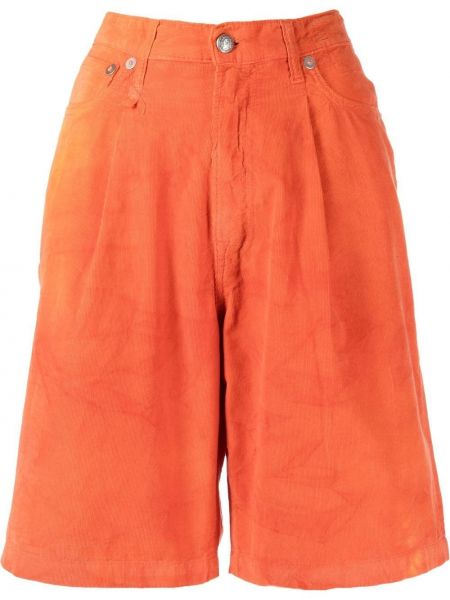 Koszula sztruksowa R13, pomarańczowy