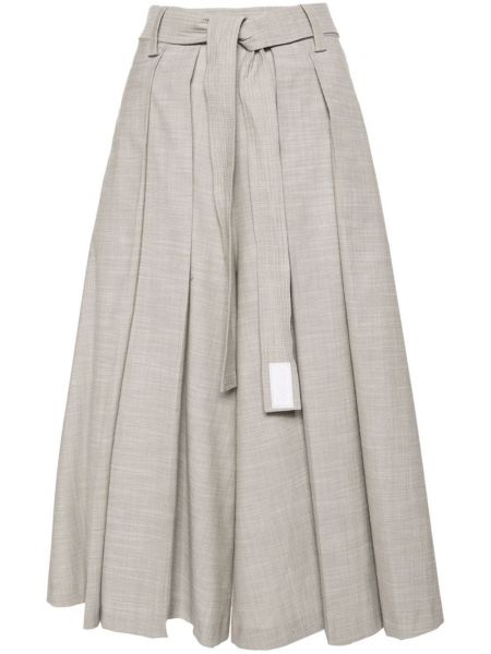 Plisirane bermuda kratke hlače Kenzo siva