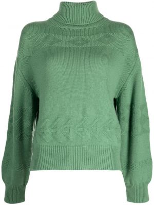 Zielony sweter z kaszmiru Pringle Of Scotland