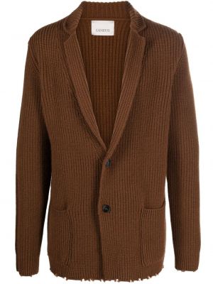 Strikket blazer Laneus brun