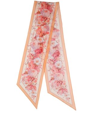 Květinový bavlněný hedvábný šál Zimmermann