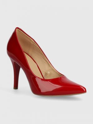 Шкіряні туфлі Wojas червоні