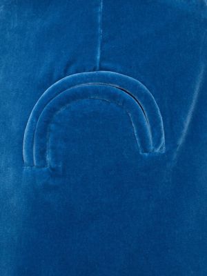 Jupe courte en coton Blazé Milano bleu