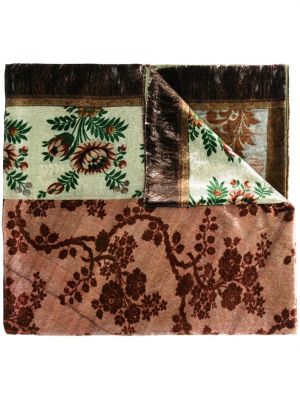 Jacquard floral skjerf Pierre-louis Mascia grønn