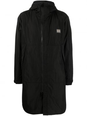 Kabát s kapucí Dolce & Gabbana černý