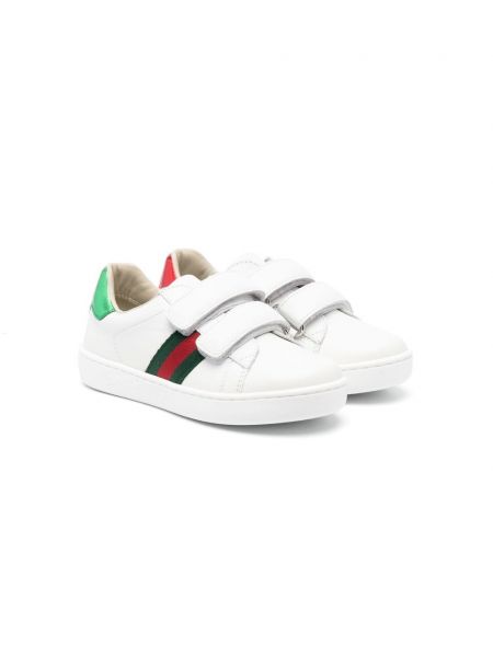 Læder sneakers for piger Gucci Kids hvid