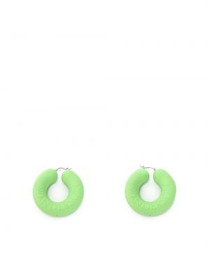 Boucles d'oreilles à boucle Jw Anderson vert