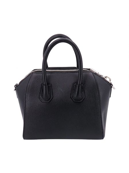 Bolso clutch de cuero con estampado Givenchy negro