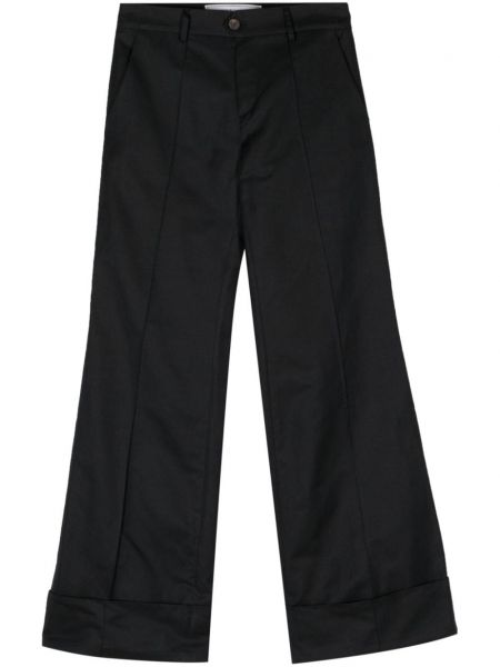 Pantaloni cu picior drept Société Anonyme negru