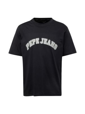 Priliehavé tričko Pepe Jeans čierna