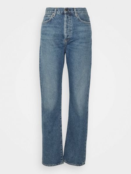 Niebieskie proste jeansy Goldsign