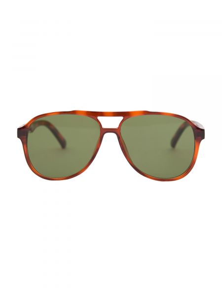 Меланжирани слънчеви очила Pull&bear зелено