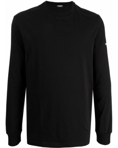 Camiseta de manga larga manga larga Dsquared2 negro