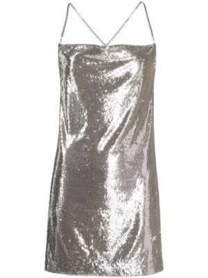 Koktel haljina Maje srebrena