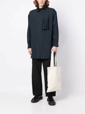 Chemise en coton Yohji Yamamoto bleu