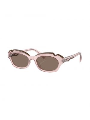 Průsvitné sluneční brýle Alain Mikli růžové