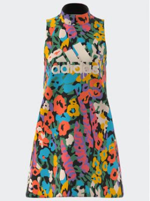 Adidas Každodenné šaty Graphic Dress HT4688  Regular Fit - čierna